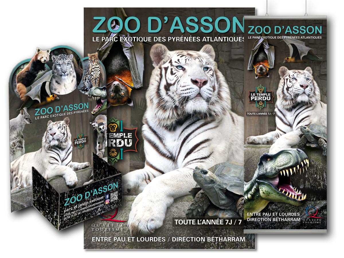 L'identité visuelle 2021 du zoo d'Asson